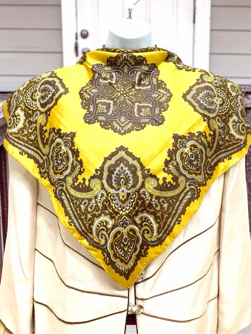 (2) Silk Scarf /Bandana 23